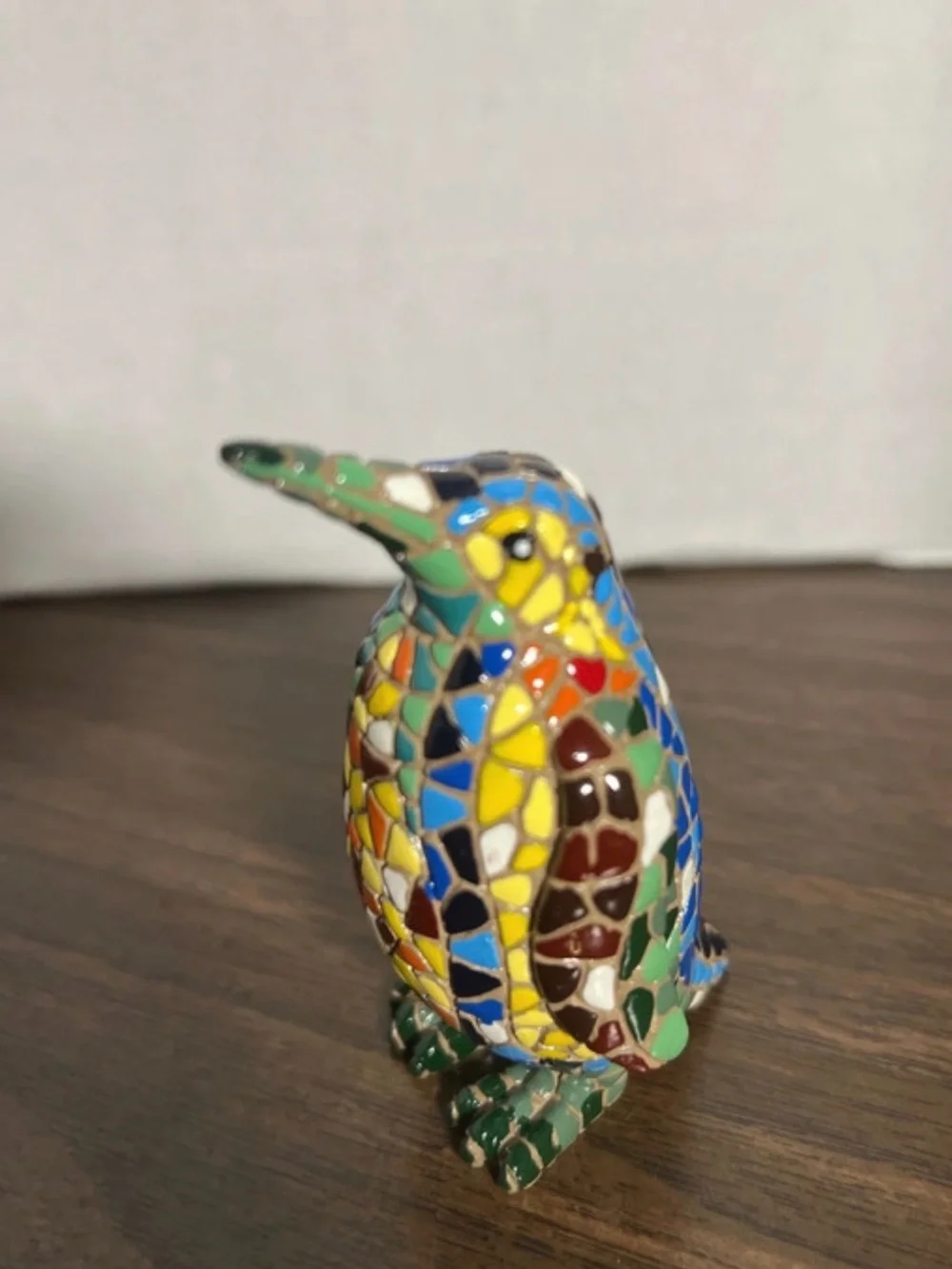 Barcino Mosaic Classic Collection Multicolor Penguin Figurine